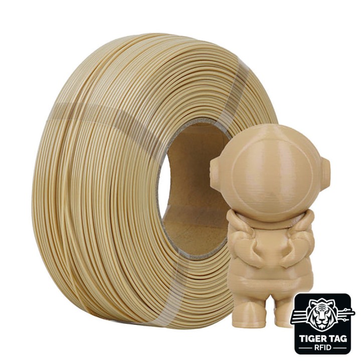 R3D - ABS+ - Café au Lait (Latte) - 1,75 mm - 1 kg Refill avec RFID Ti