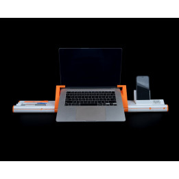 Station De Bureau Tout-En-Un – Support Laptop, Téléphone & Organisateur