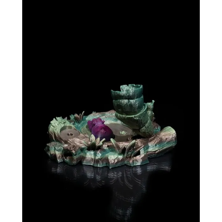 Brûle-Encens Hippopotame Flottant – Fontaine De Fumée Fantasy