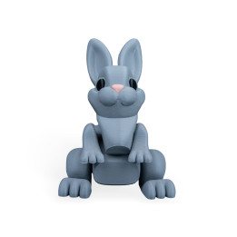 Lapin Sauteur Articulé – Figurine Décorative & Jouet