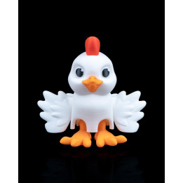 Flapper Chicken – Poulet Articulé Figurine Kawaii