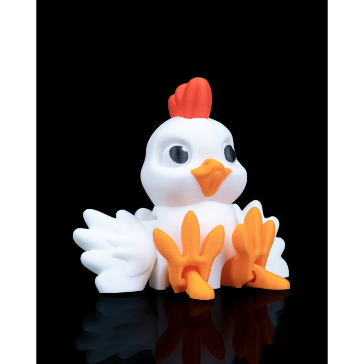 Flapper Chicken – Poulet Articulé Figurine Kawaii