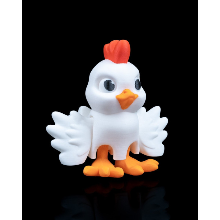 Flapper Chicken – Poulet Articulé Figurine Kawaii