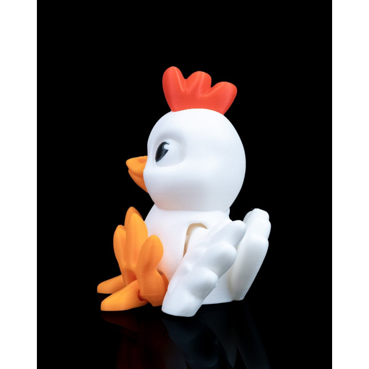 Flapper Chicken – Poulet Articulé Figurine Kawaii