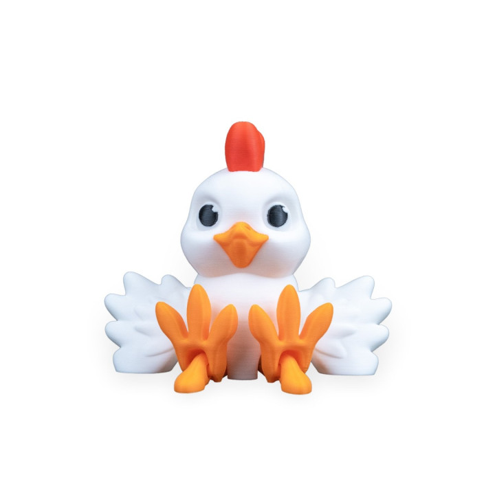 Flapper Chicken – Poulet Articulé Figurine Kawaii