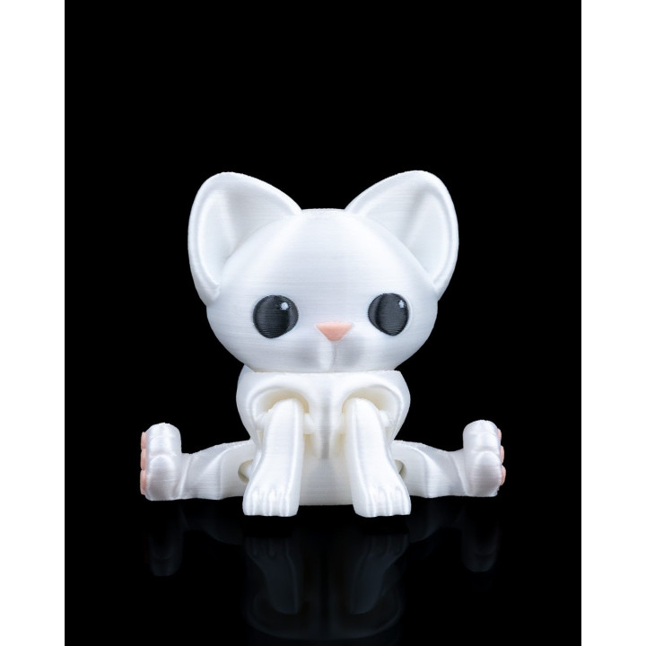Curious Cat – Figurine Chat Curieux Articulée