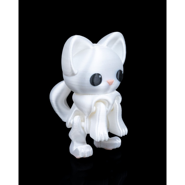 Curious Cat – Figurine Chat Curieux Articulée