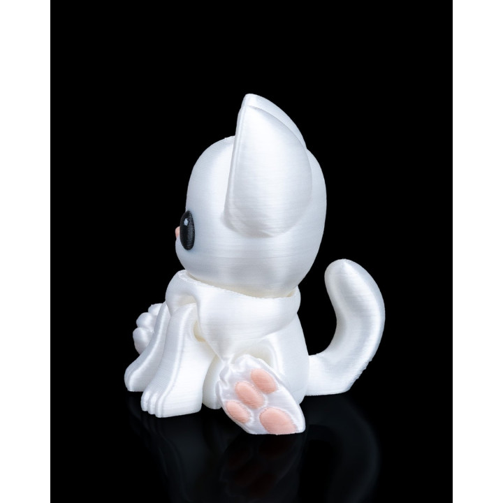 Curious Cat – Figurine Chat Curieux Articulée