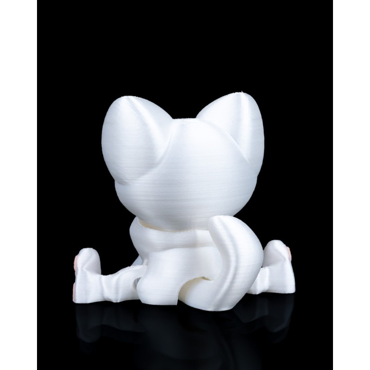 Curious Cat – Figurine Chat Curieux Articulée