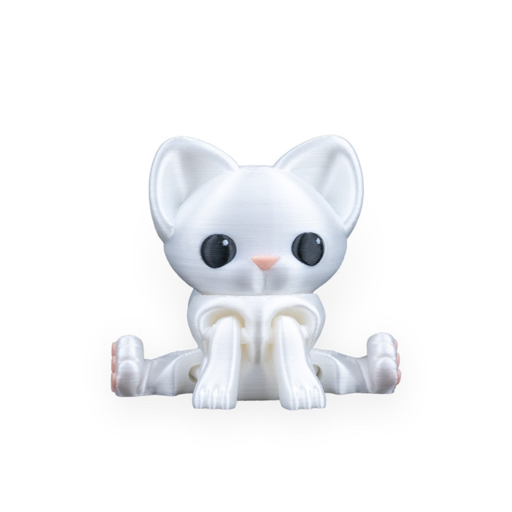 Curious Cat – Figurine Chat Curieux Articulée