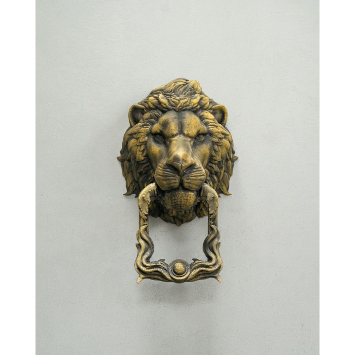 Heurtoir Lion – Décoration porte Made in Occitanie