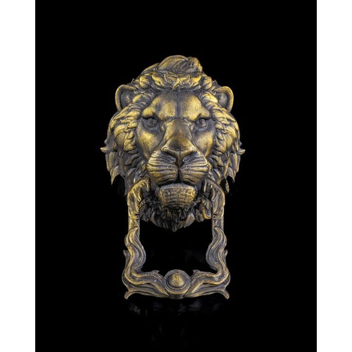 Heurtoir Lion – Décoration porte Made in Occitanie