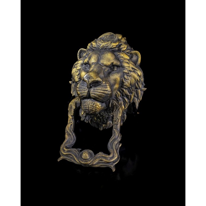 Heurtoir Lion – Décoration porte Made in Occitanie