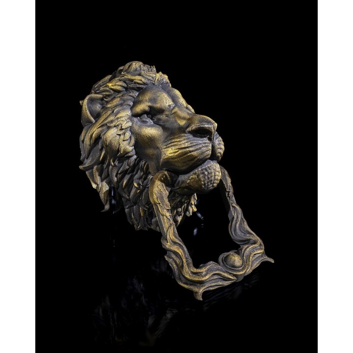 Heurtoir Lion – Décoration porte Made in Occitanie