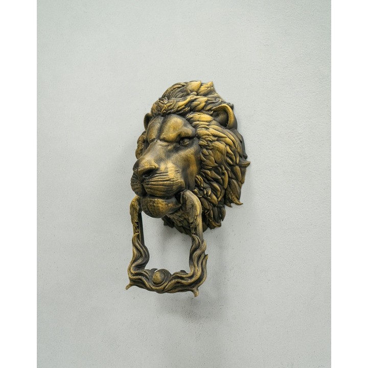 Heurtoir Lion – Décoration porte Made in Occitanie