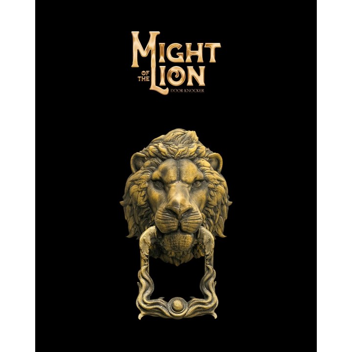 Heurtoir Lion – Décoration porte Made in Occitanie