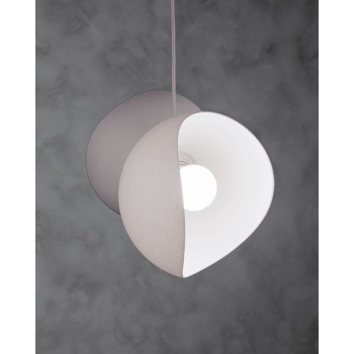 Lampe Suspendue Eclipse – Design Céleste Bicolore