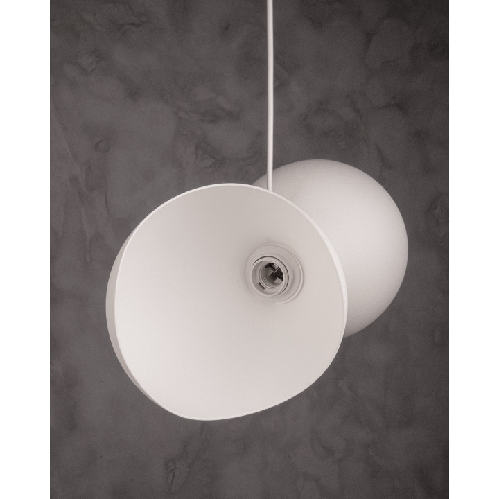 Lampe Suspendue Eclipse – Design Céleste Bicolore