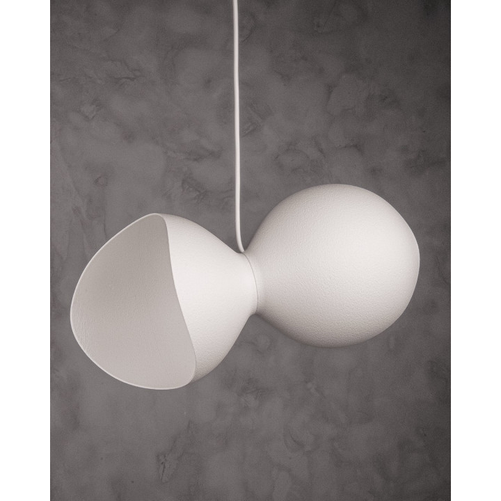 Lampe Suspendue Eclipse – Design Céleste Bicolore