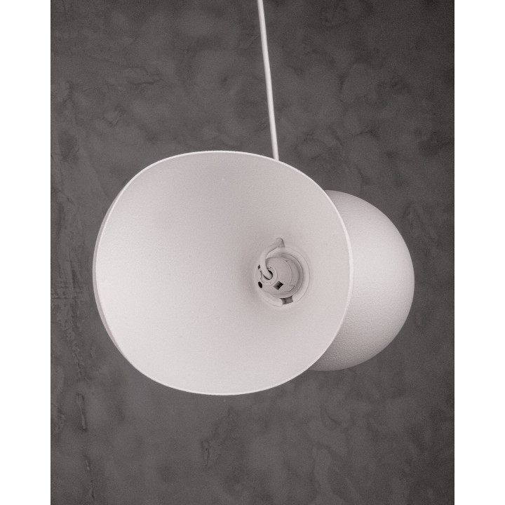 Lampe Suspendue Eclipse – Design Céleste Bicolore