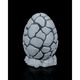 Œuf De Dragon De Pierre – Figurine Avec Dragon Caché À L'Intérieur
