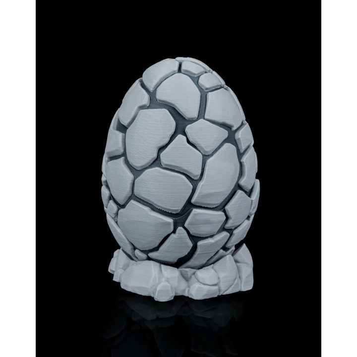 Œuf De Dragon De Pierre – Figurine Avec Dragon Caché À L'Intérieur