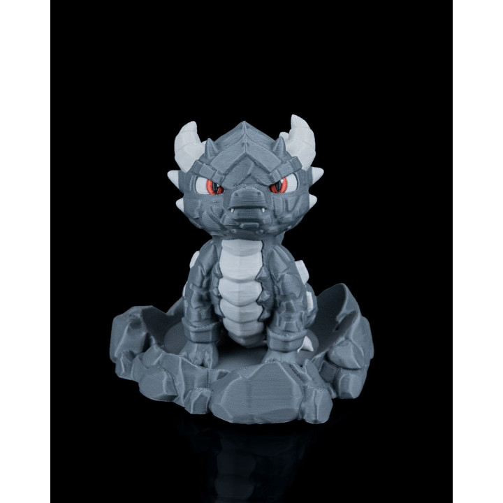 Œuf De Dragon De Pierre – Figurine Avec Dragon Caché À L'Intérieur