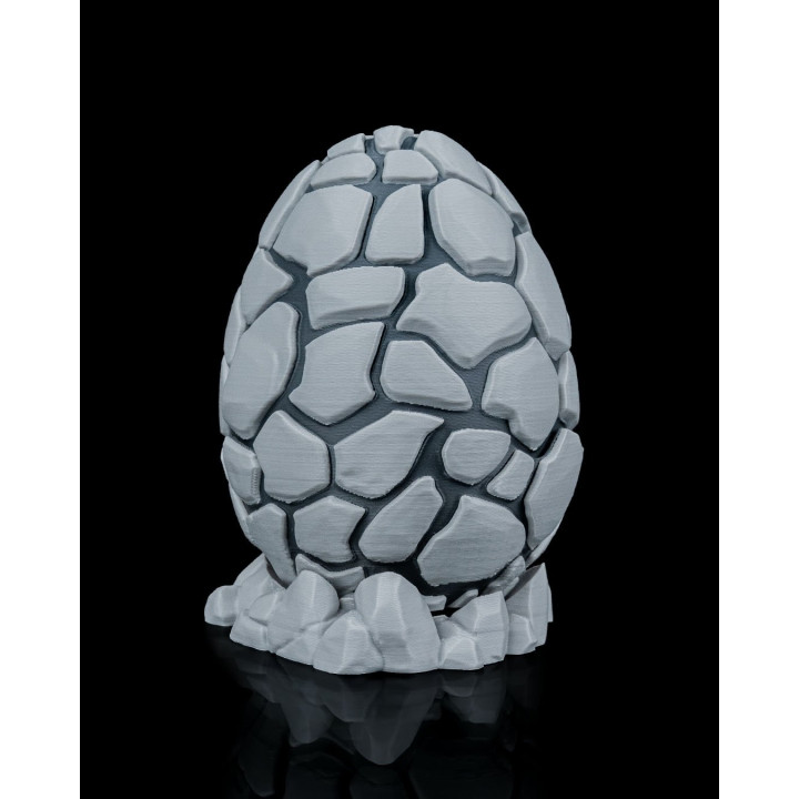 Œuf De Dragon De Pierre – Figurine Avec Dragon Caché À L'Intérieur
