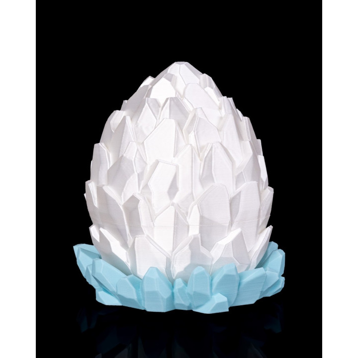 Œuf De Dragon Cristal – Figurine Décorative Avec Bébé Dragon Surprise