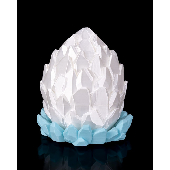 Œuf De Dragon Cristal – Figurine Décorative Avec Bébé Dragon Surprise