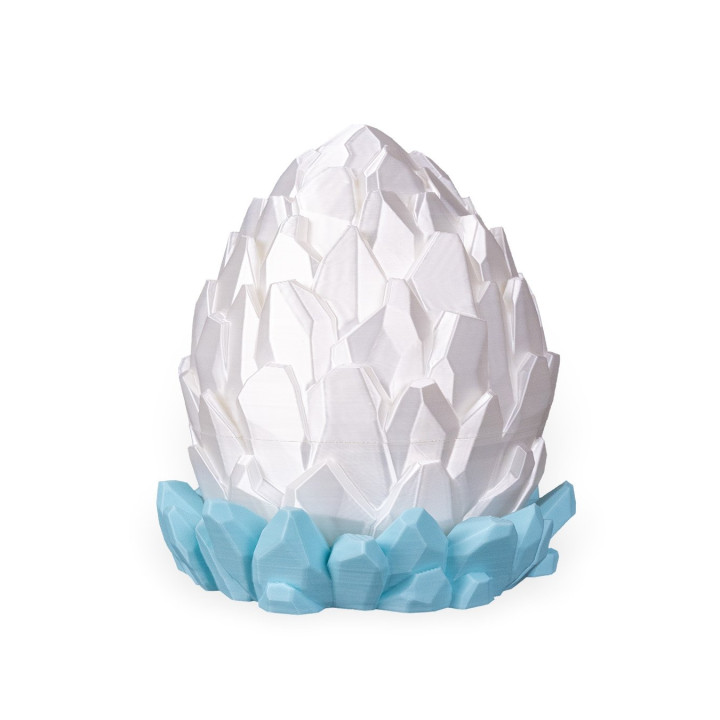Œuf De Dragon Cristal – Figurine Décorative Avec Bébé Dragon Surprise