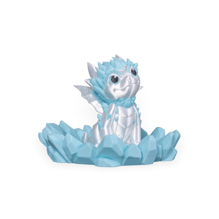 Crystallis – Bébé Dragon De Cristal, Figurine Décorative Made In Occitanie