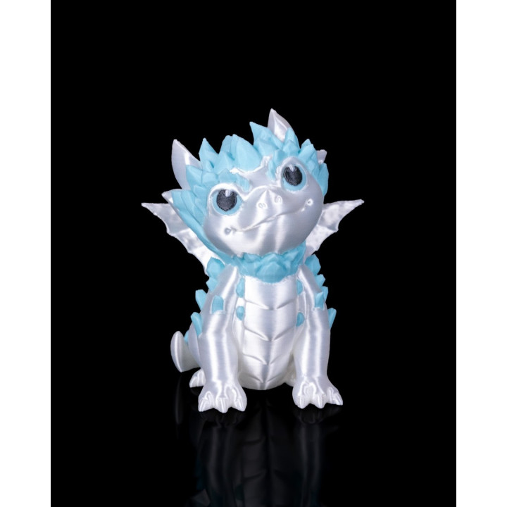 Crystallis – Bébé Dragon De Cristal, Figurine Décorative Made In Occitanie