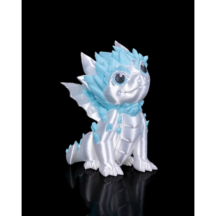 Crystallis – Bébé Dragon De Cristal, Figurine Décorative Made In Occitanie