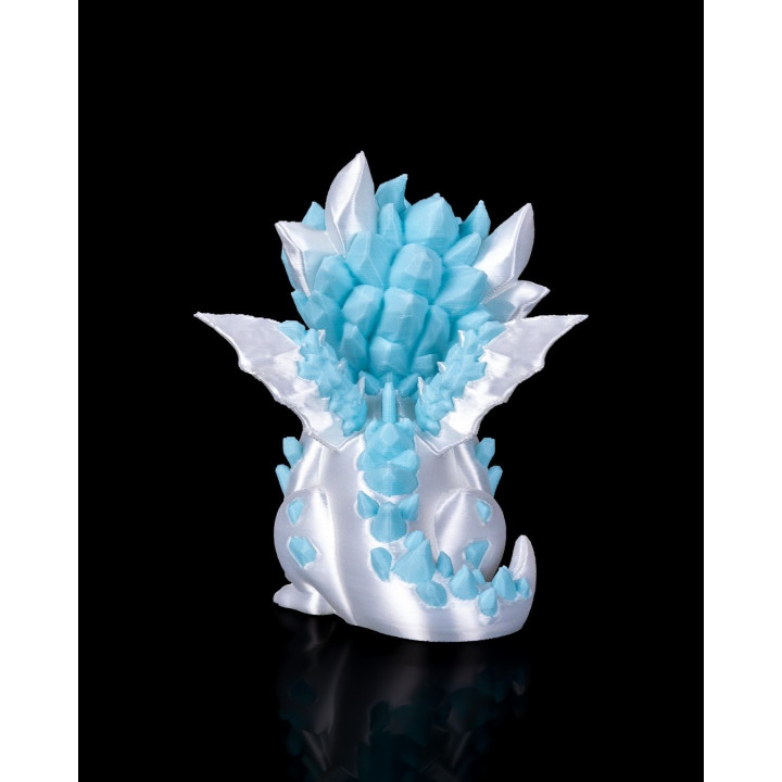Crystallis – Bébé Dragon De Cristal, Figurine Décorative Made In Occitanie