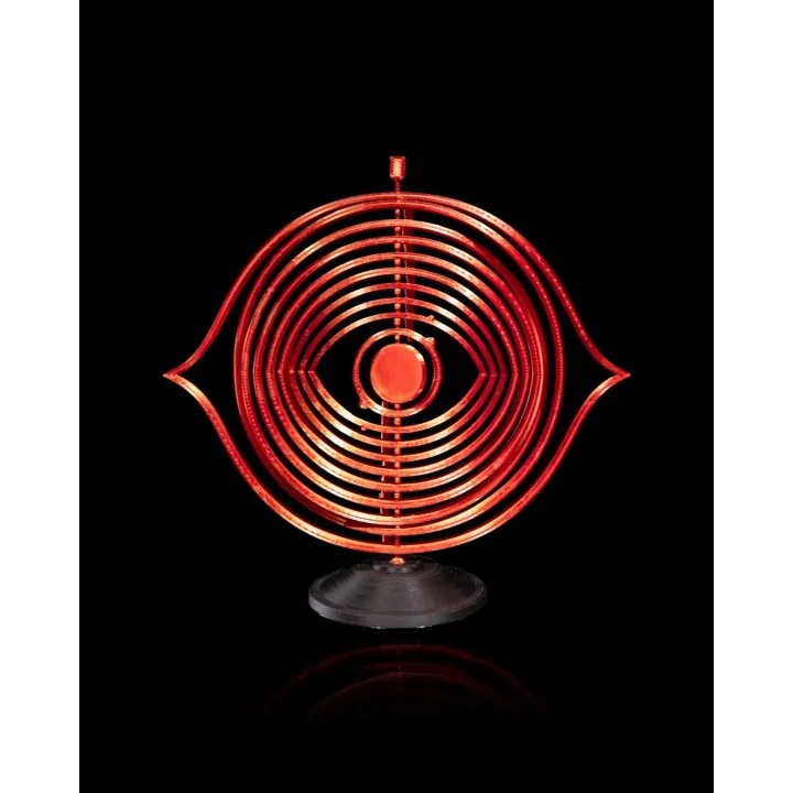 The Omniscient – Sculpture Œil Cosmique Cinétique