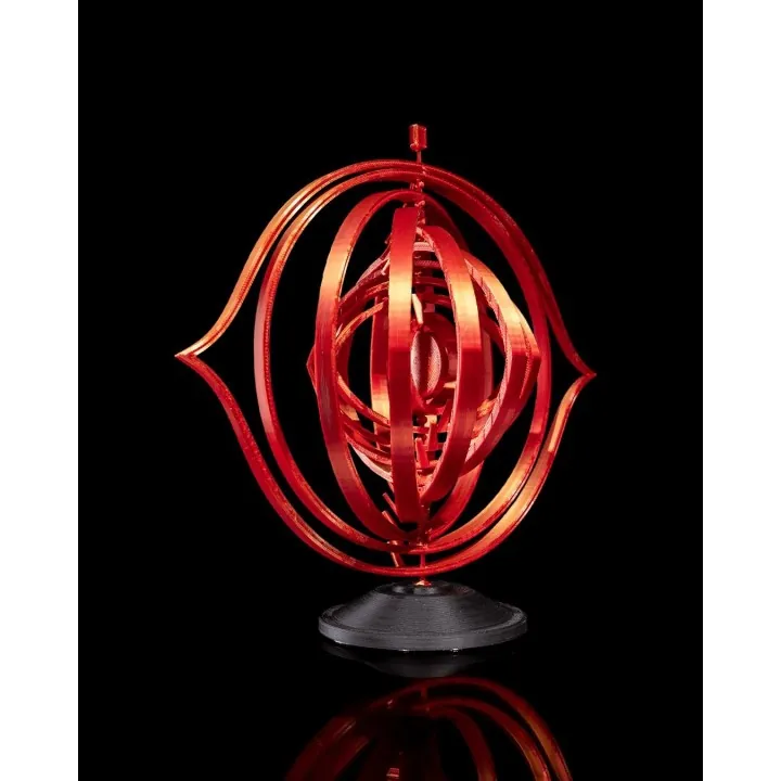 The Omniscient – Sculpture Œil Cosmique Cinétique