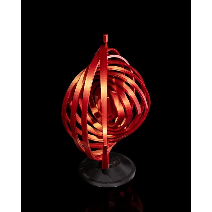 The Omniscient – Sculpture Œil Cosmique Cinétique