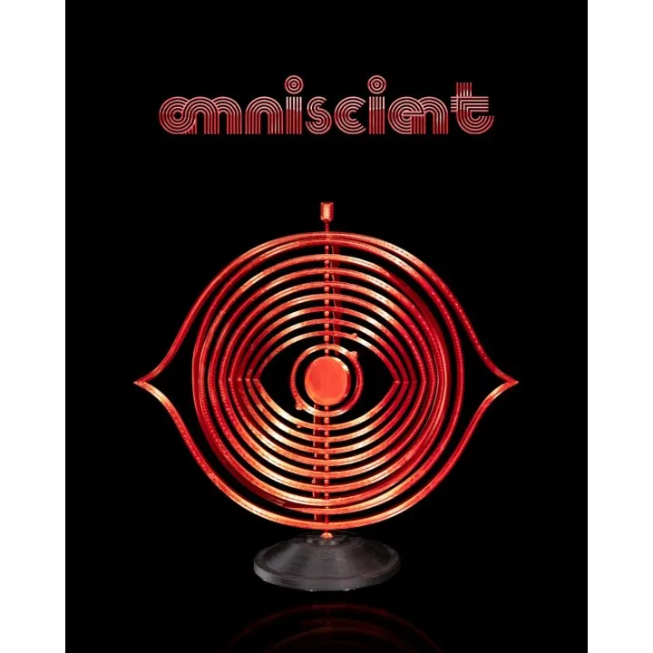 The Omniscient – Sculpture Œil Cosmique Cinétique