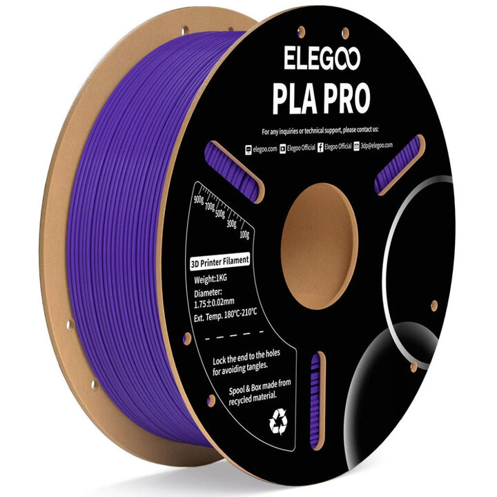 Elegoo - PLA Pro - Violet - 1,75 mm - 1 kg | Maison Drabiec