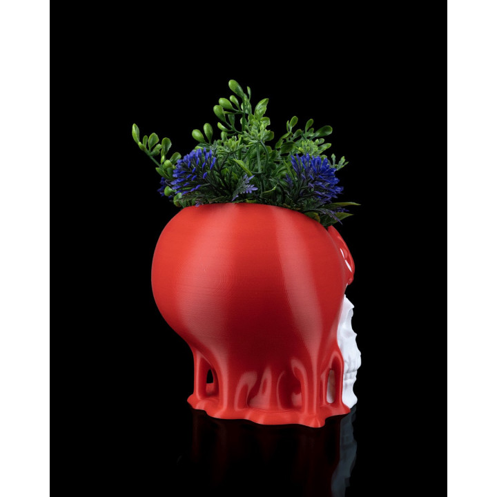 Pot De Fleurs Tête De Mort Cœur Fondant – Love Decay Planter