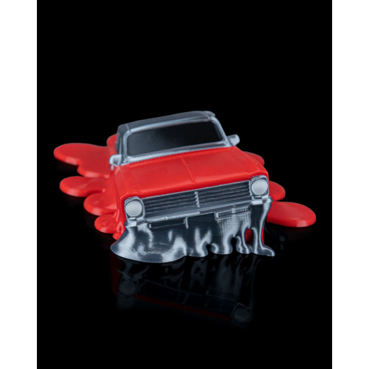 Carpool – La Voiture Qui Fond : Sculpture Déco Surréaliste