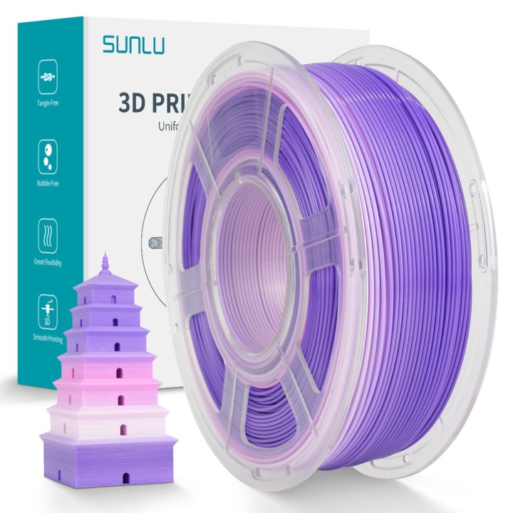 Sunlu - PLA - Soda Pop (Rainbow 03) - 1,75 mm - 1 kg | Espace Maker