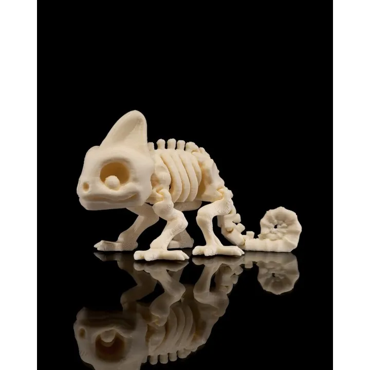 Caméléon Squelette – Figurine Made in Occitanie