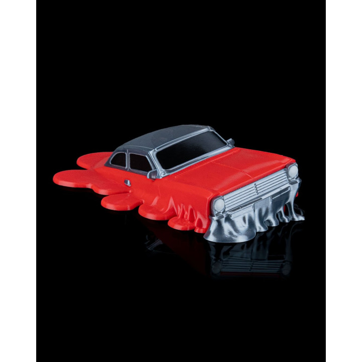 Carpool – La Voiture Qui Fond : Sculpture Déco Surréaliste