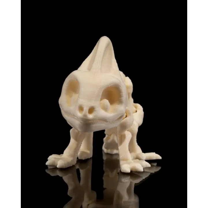 Caméléon Squelette – Figurine Made in Occitanie