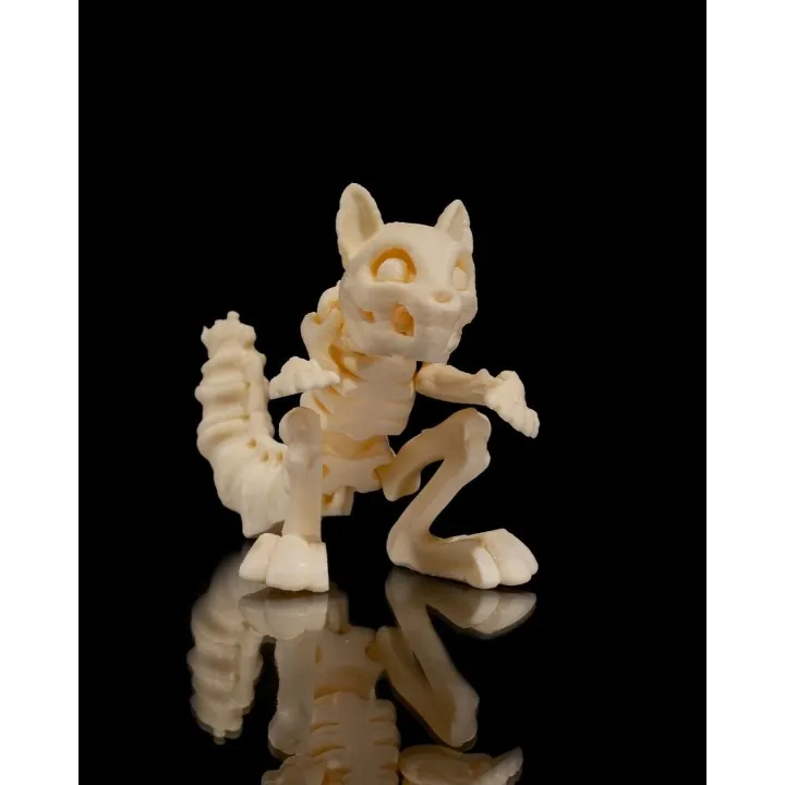 Écureuil Squelette – Figurine Déco Made in Occitanie