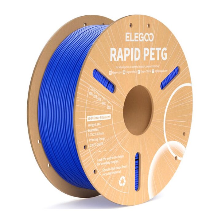 Elegoo - Rapid PETG - Bleu - 1,75 mm - 1 kg | Maison Drabiec