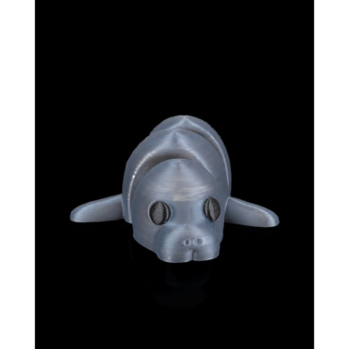 Lamantin Zen Sur Son Récif – Figurine Décorative & Porte-Clés
