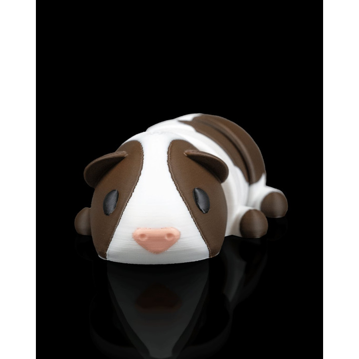 Cochon D'Inde Dans Son Nid De Prairie – Figurine Décorative